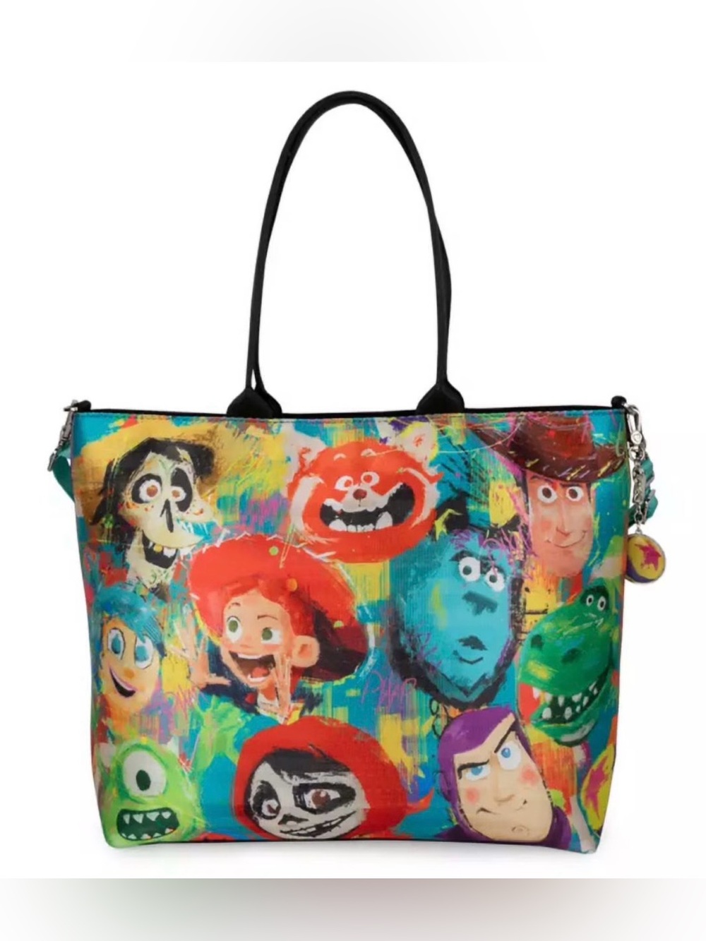 Disney Parks Harveys Pixar Painted Streamline Tote